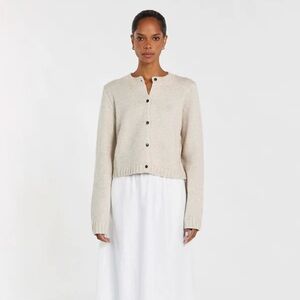 DISSH Cream Button-Up Cardigan